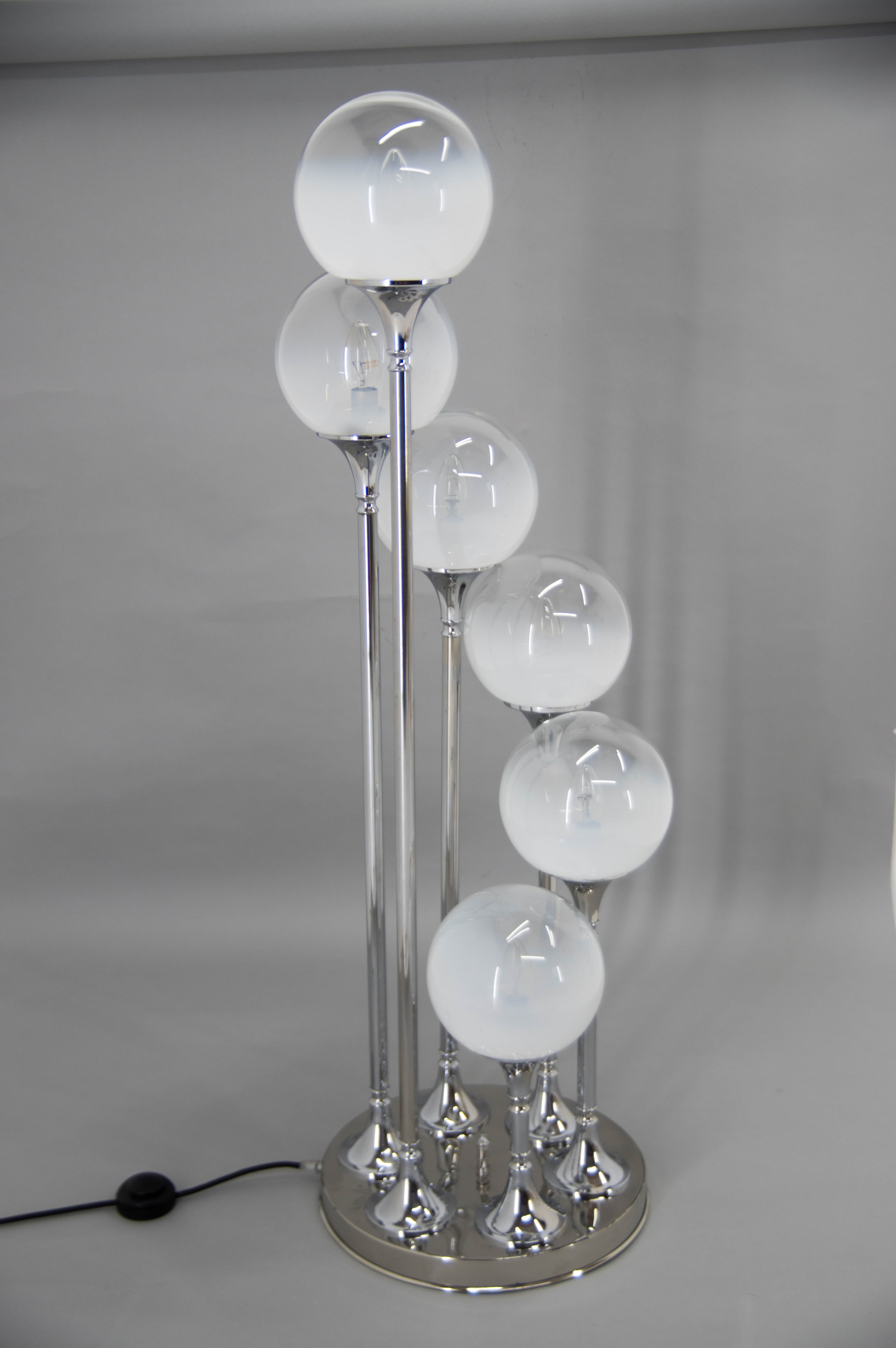 6-arms Floor Lamp by Targetti Sankey, Italy, 1960s