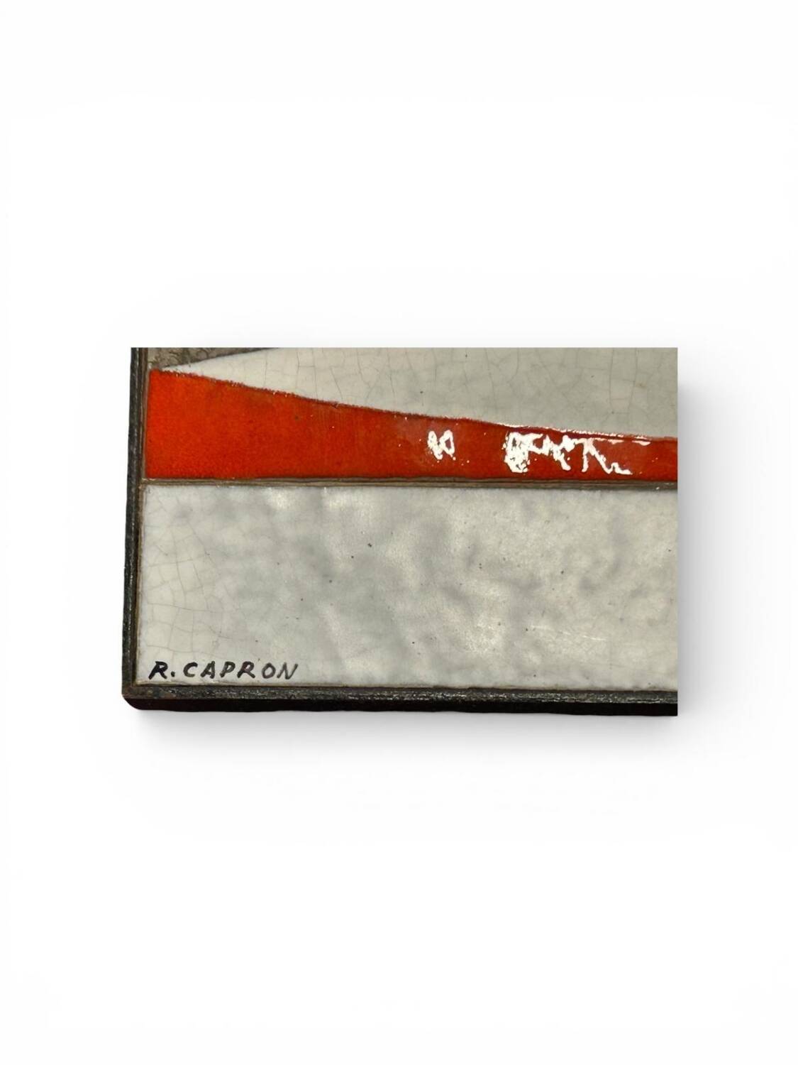 Roger capron shuttle coffee table, vallauris, france, 1960s.