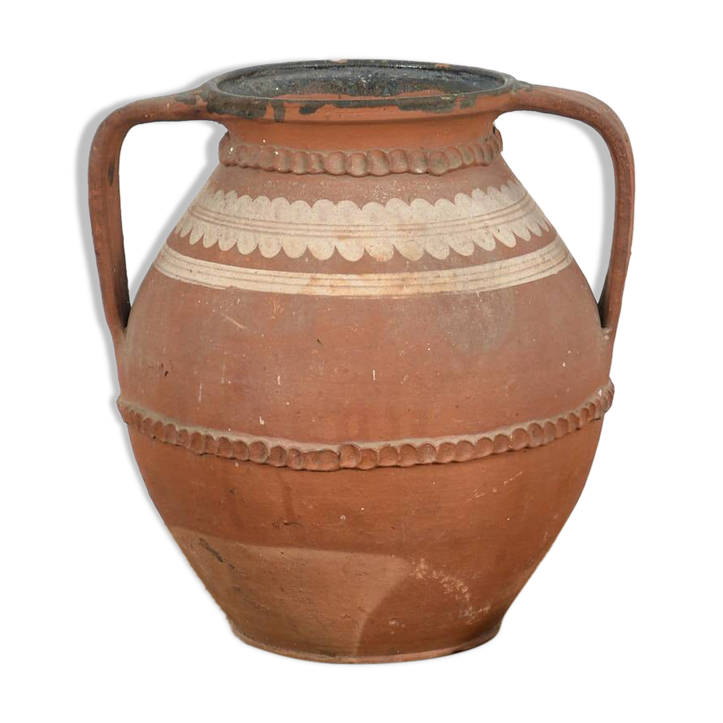 Antique ceramic vase with handles (c.1920)