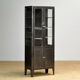 Polished iron medicine cabinet, 1930s