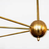 Asymmetrical chandelier sputnik white