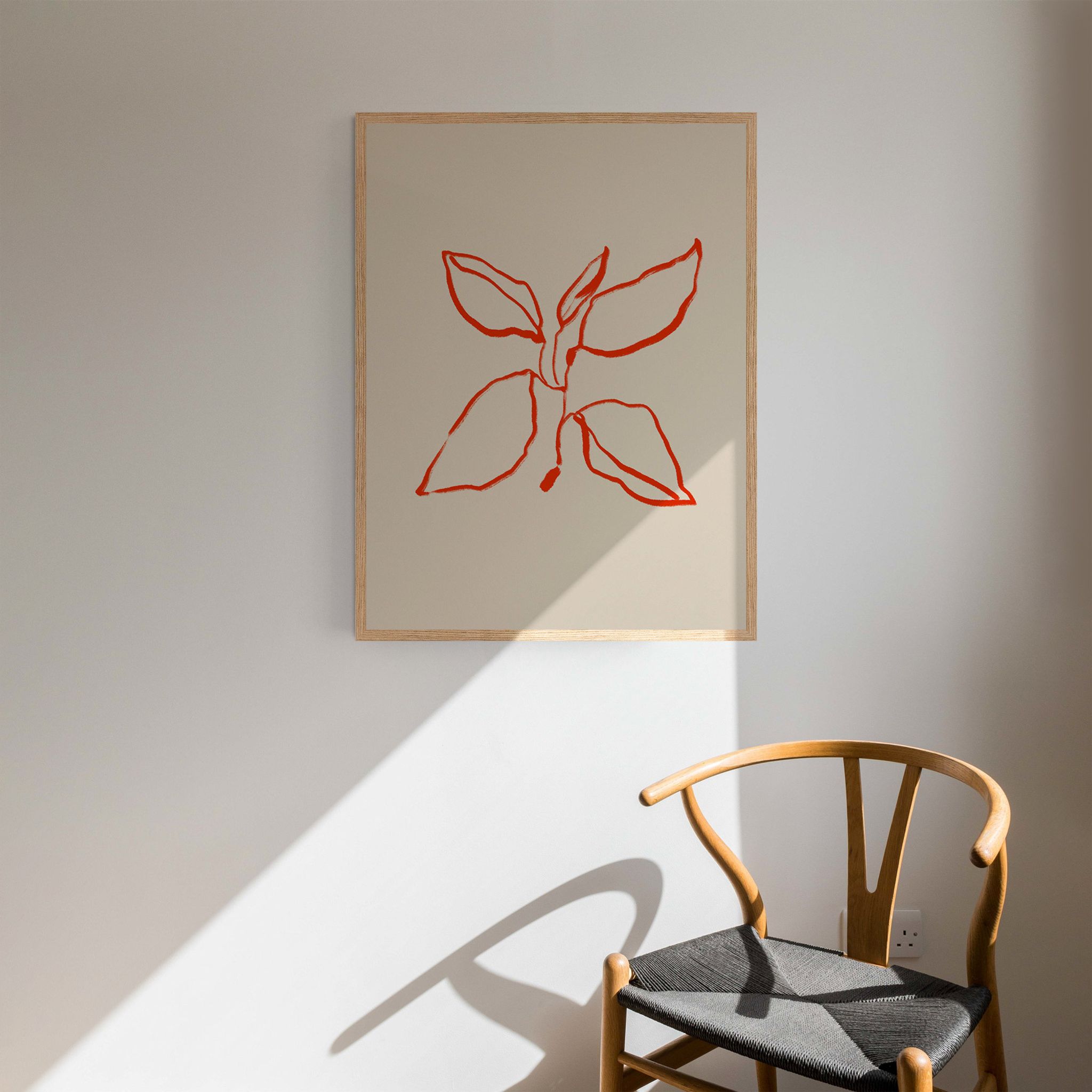 Botanical illustration giclee print, 50x70