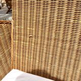 Banquette rotin / osier