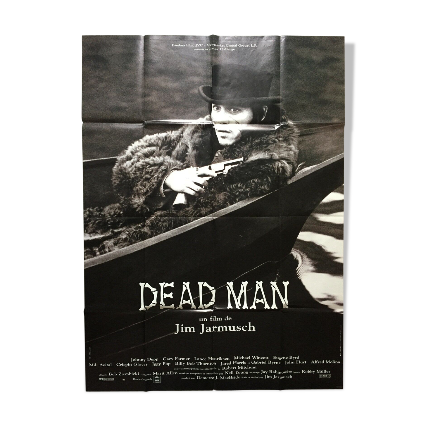 Affiche cinéma "Dead Man" Johnny Depp 120x160cm 1995
