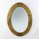 Arts & Crafts Copper Oval Mirror, France ca. 1905