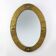 Arts & Crafts Copper Oval Mirror, France ca. 1905