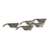 Set of 5 antique goose-shaped knife rests