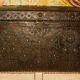 17th century studded leather travel trunk, richly decorated