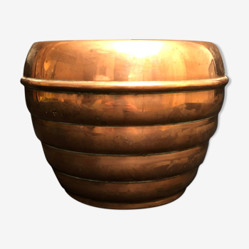 Cache pot en cuivre