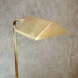 70's brass reading floor lamp
