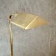 Brass reading floor lamp, 1970s