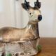 Antique Caugant ceramic terrine in the shape of a doe