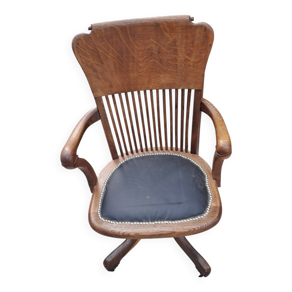 Fauteuil de bureau en chêne