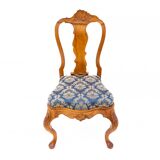 A pair of antique chairs from the late 19th century, France. After renovation.