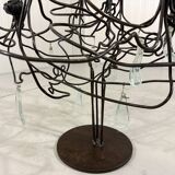 Large brutalist candalabra candle holder 1980’s