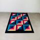 Geometric rug Missoni T&J Vestor model Posada, 1980s