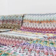 Roche Bobois Mah Jong sofa Missoni design by Hans Hopfer with platform