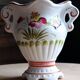 Médicis vase for display in earthenware - Traditional Old Moustiers style