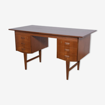 Mid-Century Danish Teak Desk, 1960s