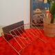 Pedestal table, door magazines in gilded metal years 50 - 60