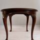 Table basse années 1940 cannage rotin colonial