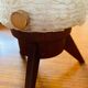 Scandinavian style tripod table lamp in teak by Arlus circa 50's/ 60