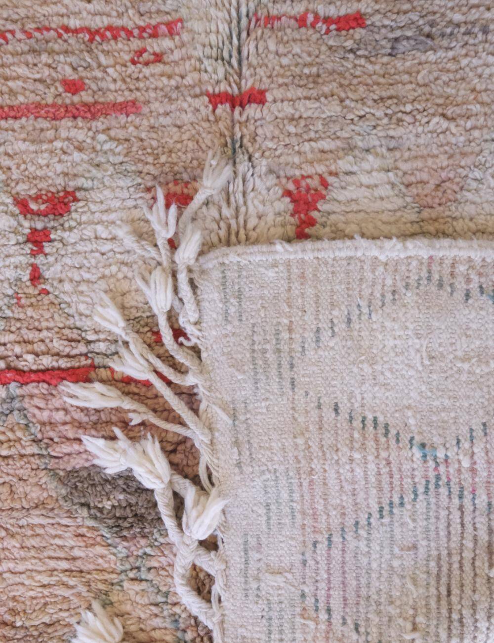 Neutral Berber Rug - 257 x 155 cm