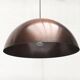 Mid-century copper dome pendant