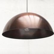 Mid-century copper dome pendant