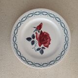 9 plates earth of iron Digoin Sarreguemines