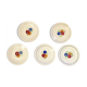 5 K-G Lunéville dessert plates