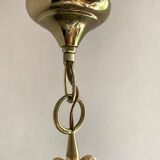 Golden lantern pendant lamp