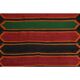 1970s vintage Turkish hand-knotted wool cotton red runner rug 118x330