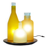 Lampe de table italienne en verre de Murano 'Bacco 1-2-3' par Gido Rasati pour ITRE - années 1980