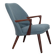 Fauteuil design danois vintage en teck 1960