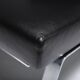 Black leather Ombra 512 lounge chairs by Charlotte Perriand for Cassina Italy