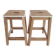 Tabourets d’atelier a poignee vintage