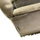 Vintage green club chair with fringes