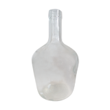 Extended demijohn in transparent glass