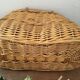 Panier en osier style ancien panier de peche