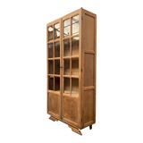 Art Deco Parisian glass-fronted wardrobe, demountable