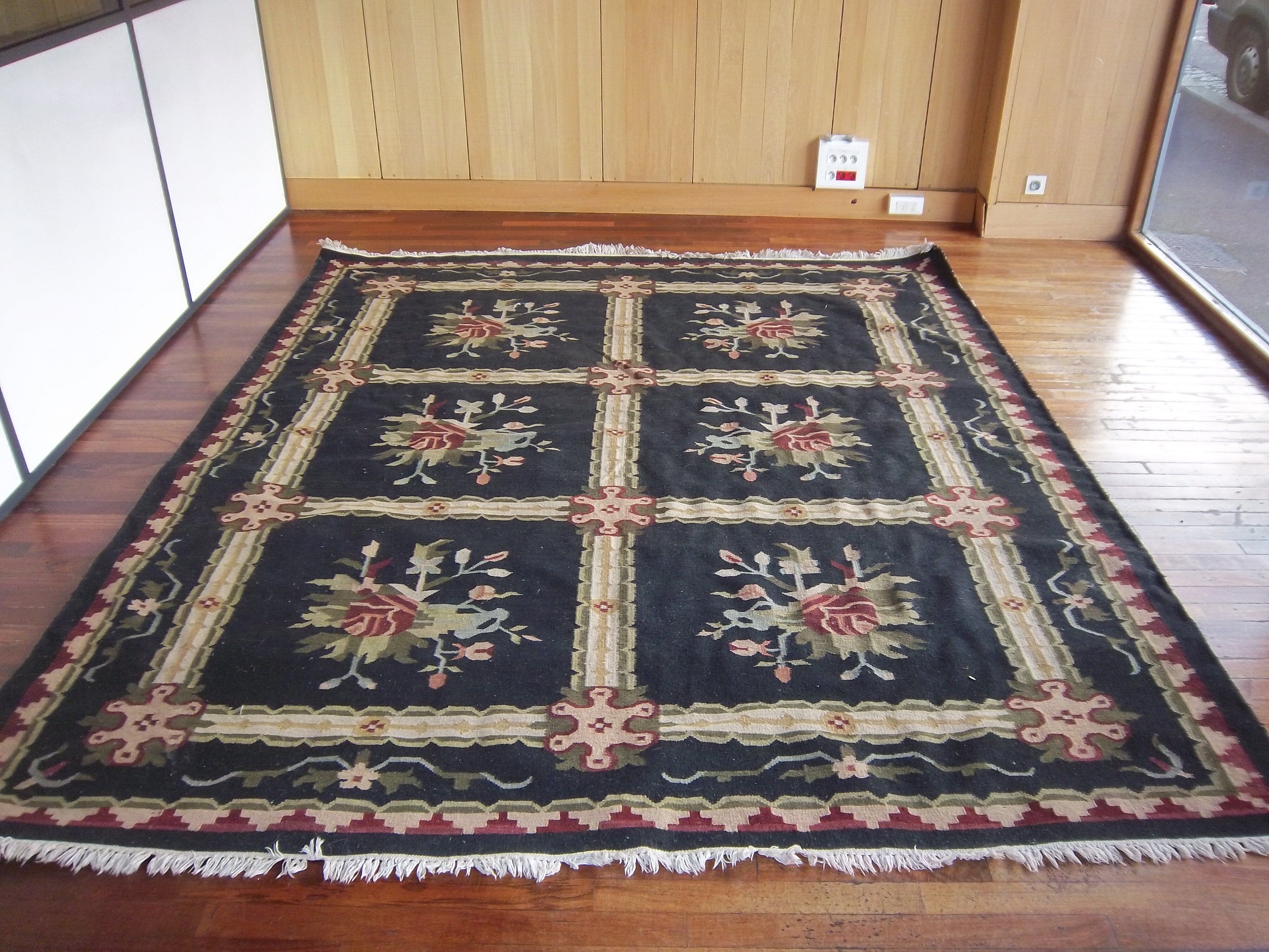 Killim wool carpet 305x260 cm