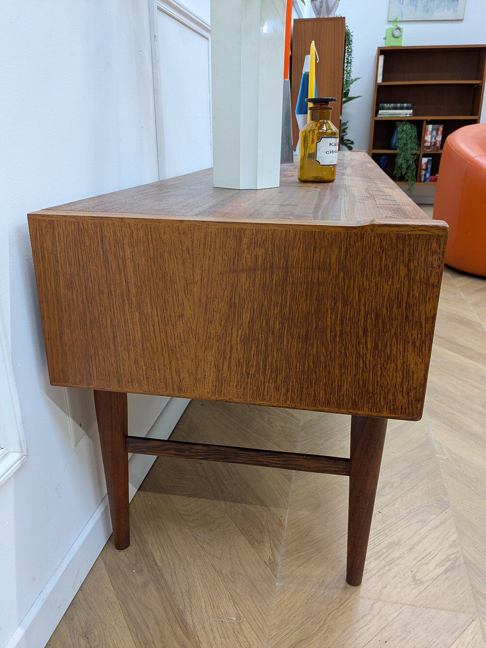 Mid-century teak low sideboard