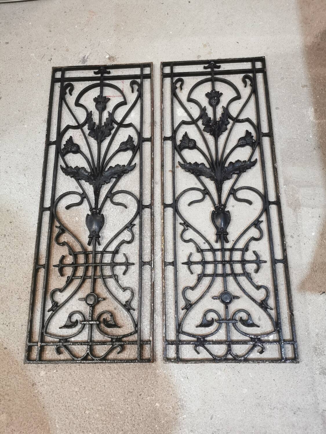 Grille de porte d'entrée