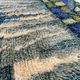Abstract Scandinavian Multicolor High Pile Rya Rug Carpet, Sweden, 1960s