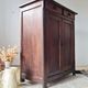 Buffet parisien bois ancien 2 portes panneautées