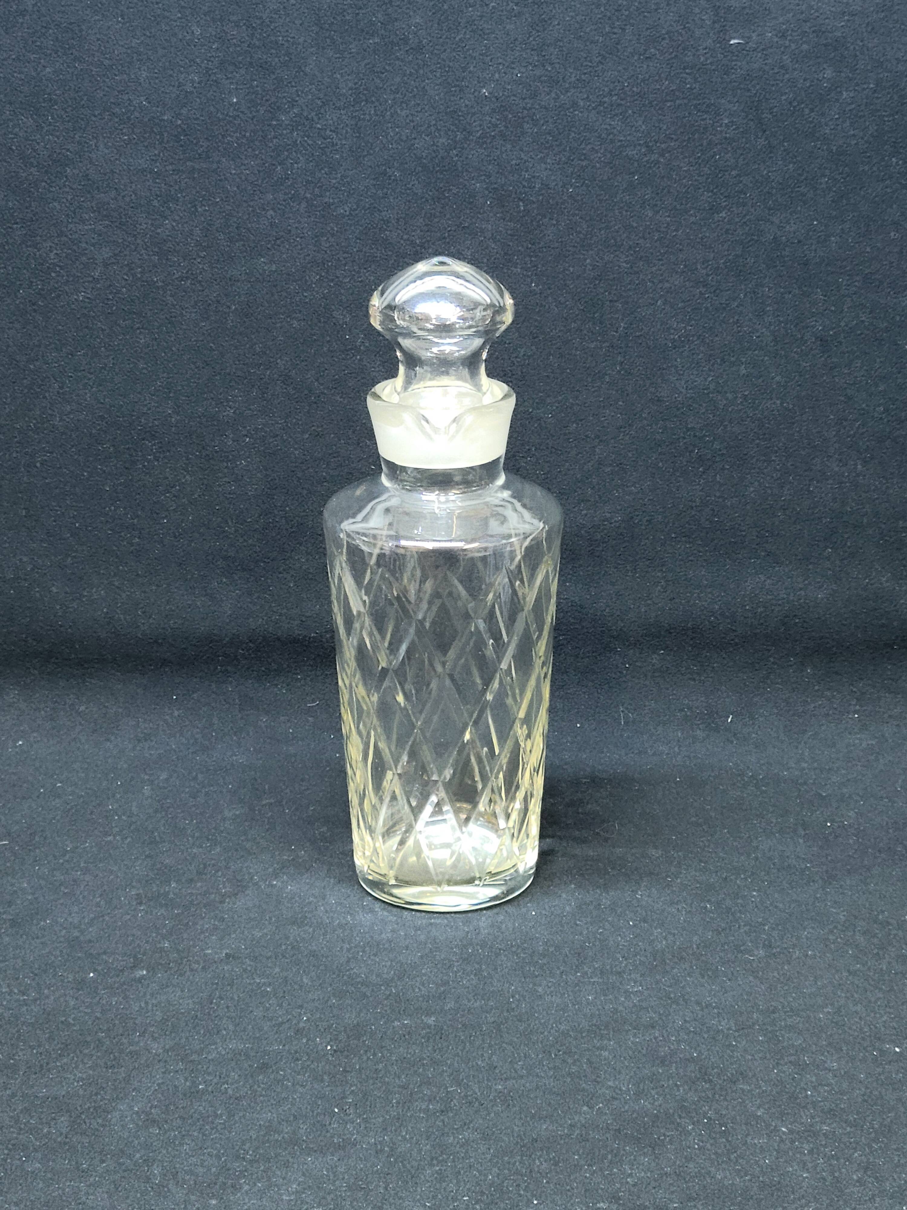 Vintage cut glass decanter