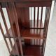 Mahogany rotating bookcase