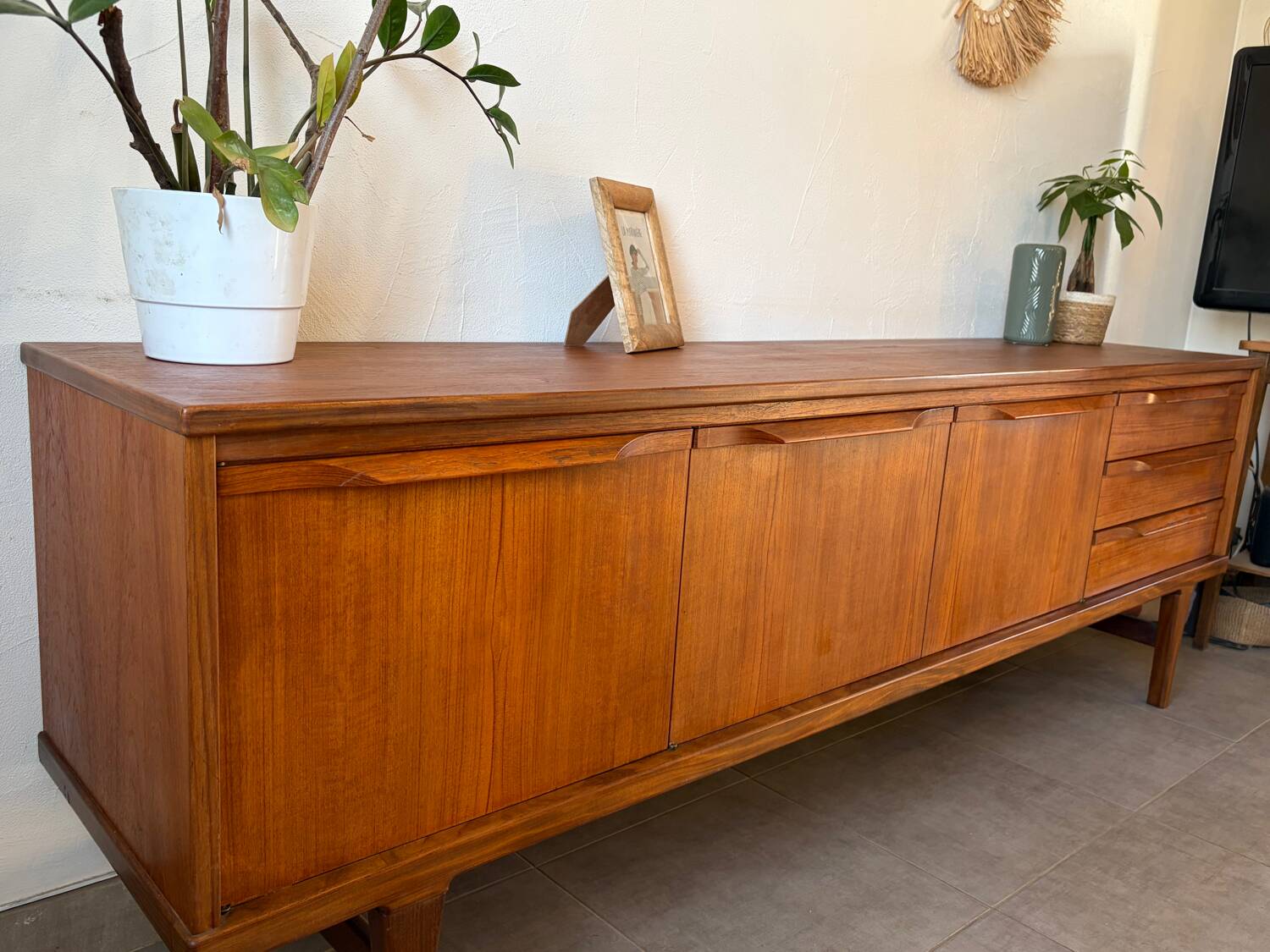 Vintage Scandinavian teak sideboard