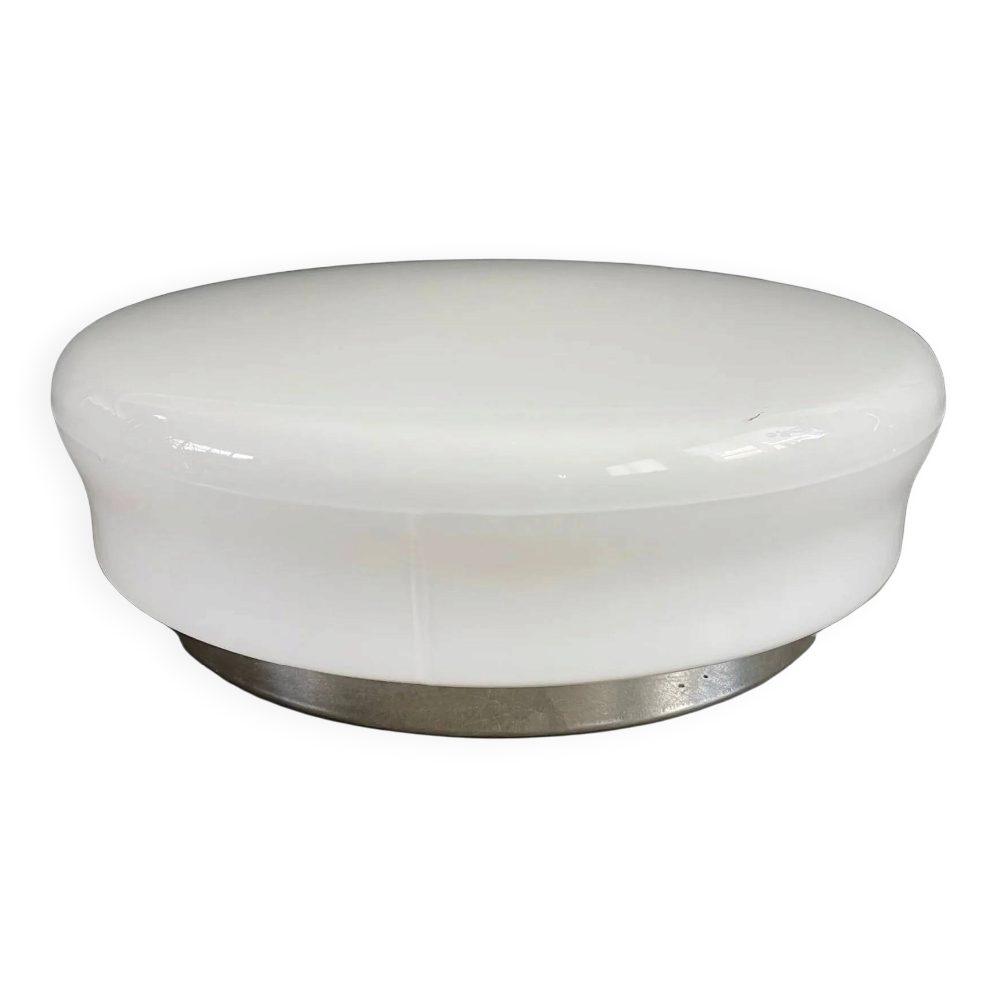 White glass ceiling light Ikea